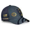 Customized United States Veterans - Golden Hat All Over Printed - Custom Veteran Baseball Hat Made in USA #000153
