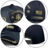 Customized United States Veterans - Golden Hat All Over Printed - Custom Veteran Baseball Hat Made in USA #000153