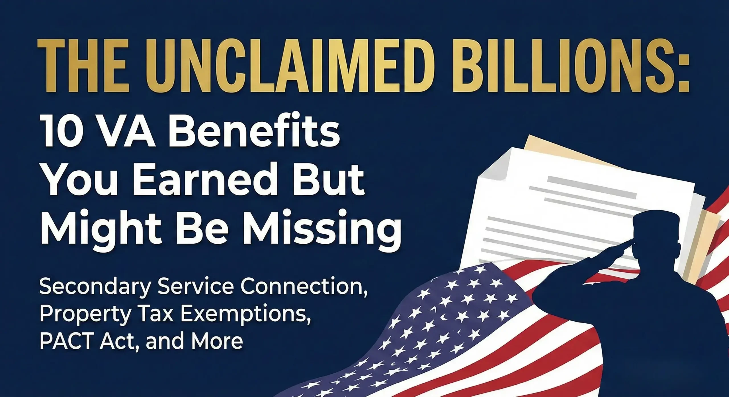 Ebook: "Top 10 Benefits Veterans Forget To Claim"