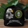 Personalization US Veteran Hat - It's A Veteran Thing Black Cap #000160