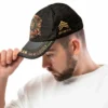 Personalized Gold Crest Veteran Hat - Custom We The People Veteran Cap #000168