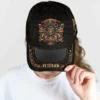 Personalized Gold Crest Veteran Hat - Custom We The People Veteran Cap #000168