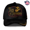 Tun Tavern Hat - Custom USMC Born In A Bar Black Cap #000161