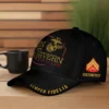 Tun Tavern Hat - Custom USMC Born In A Bar Black Cap #000161
