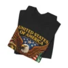 USA 250th Anniversary Custom T-Shirt (1776-2026) - American Eagle & Liberty Bell - Made in USA #000140