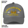 Classic US Army Veteran Printed Hat - Custom Motto, Rank & Name #000207