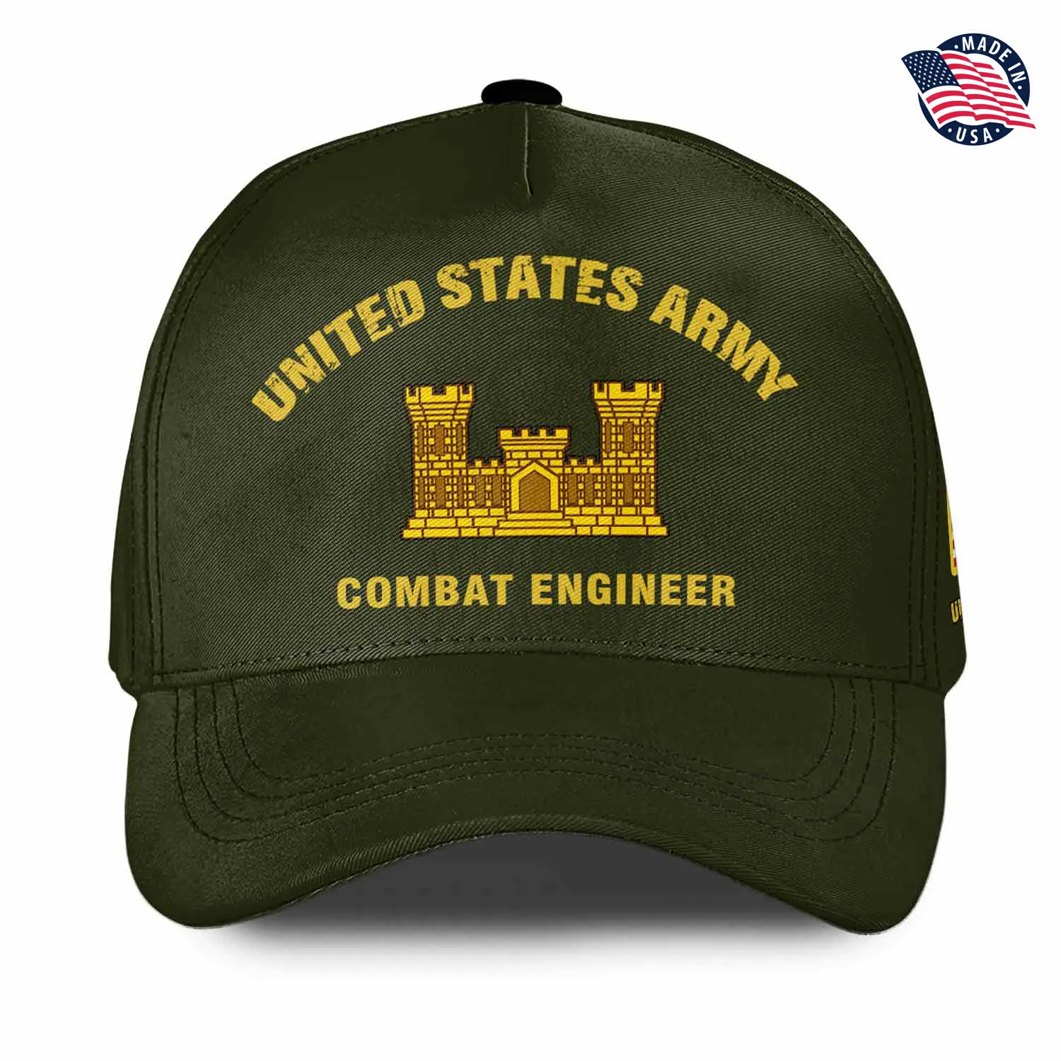 Custom Army Branch Veteran Hat - Personalized MOS Branch, Rank, Name & Years #000174