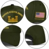 Custom Army Branch Veteran Hat - Personalized MOS Branch, Rank, Name & Years #000174