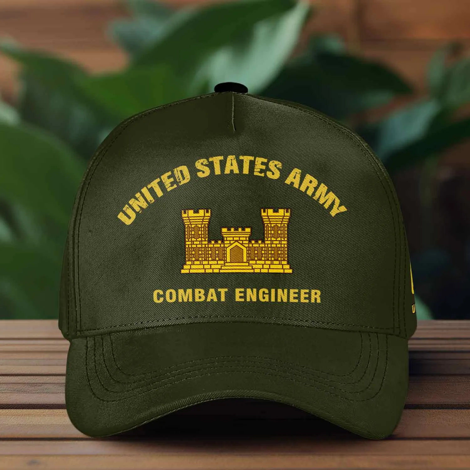 Custom Army Branch Veteran Hat - Personalized MOS Branch, Rank, Name & Years #000174