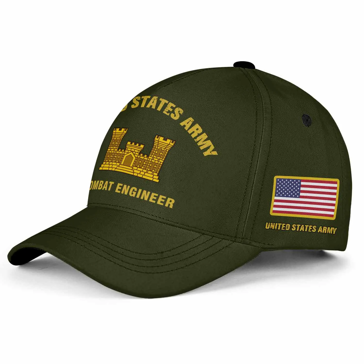 Custom Army Branch Veteran Hat - Personalized MOS Branch, Rank, Name & Years #000174