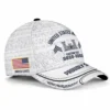 Custom Army Branch Veteran White Hat - Personalized MOS Branch, Rank, Name & Years #000180