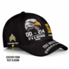 Custom DD-214 Army Branch Veteran Hat - It's A Veteran Thing Cap - Personalized Rank & Name #000200