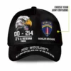 Custom DD-214 Army Division Veteran Hat - Personalized Rank & Name #000201
