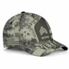 Custom Digital Camo Veteran Printed Hat - Personalized Branch, Rank & Name #000194