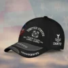 Custom Eagle & Dog Tags USCG Veteran Printed Hat – Personalized Rank & Name #000266