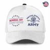 Custom Memorial Day Veteran Hat - Honor Our Heroes - Personalized Branch, Rank & Name #000185