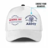 Custom Memorial Day Veteran Hat - Honor Our Heroes - Personalized Branch, Rank & Name #000185