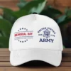 Custom Memorial Day Veteran Hat - Honor Our Heroes - Personalized Branch, Rank & Name #000185