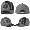 Custom Metallic Veteran Hat - Shattered Steel Design - Personalized Branch, Rank, Name & Years #000176