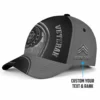 Custom Metallic Veteran Hat - Shattered Steel Design - Personalized Branch, Rank, Name & Years #000176