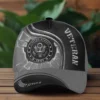 Custom Metallic Veteran Hat - Shattered Steel Design - Personalized Branch, Rank, Name & Years #000176