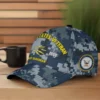 Custom Navy Rating Camo Hat - Personalized Rating, Rank & Years - Made in USA #000167
