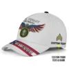 Custom Patriotic Eagle Veteran Hat - Personalized Branch, Rank & Name #000209