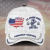 Custom Patriotic USMC Veteran Hat - Personalized Rank, Name & Years #000253