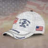 Custom Patriotic USMC Veteran Hat - Personalized Rank, Name & Years #000253