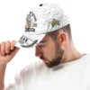 Custom U.S Military Mascot Veteran Printed Hat - Personalized Branch, Rank, Years & Name #000210