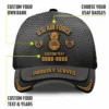 Custom U.S. Air Force Badge Printed Hat - Personalized Rank, Name & Years #000184