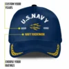 Custom U.S. Navy Rating Veteran Hat - Personalized Rating, Rank, Name & Years #000177