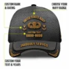 Custom US Navy Logo US Veteran Printed Hat - Personalized Rank, Name & Years #000189