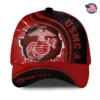 Custom USMC Shattered Armor Printed Hat - Personalized Rank & Visor Name #000192