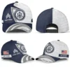 Custom We The People U.S Veteran Printed Hat - Personalized Branch, Rank & Years #000208