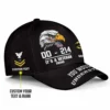 Customized DD-214 U.S. Navy Rating Veteran Hat - Personalized Rating, Rank & Name #000202