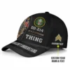 Customized DD-214 Veteran Printed Hat - Personalized Branch, Rank & Name #000206