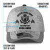 Customized U.S Veteran White Hat - Personalized Branch, Rank, Nam & Years #000181