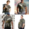 Customized U.S. Army Veteran Eagle Dog Tags Personalized Shirt #000275