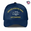 Customized U.S. Navy Rating Veteran Hat - Personalized Rating, Rank, Name & Years #000178