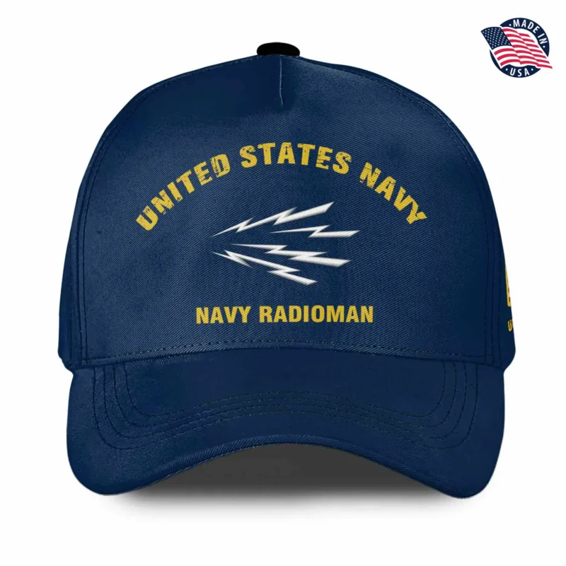Customized U.S. Navy Rating Veteran Hat - Personalized Rating, Rank, Name & Years #000178