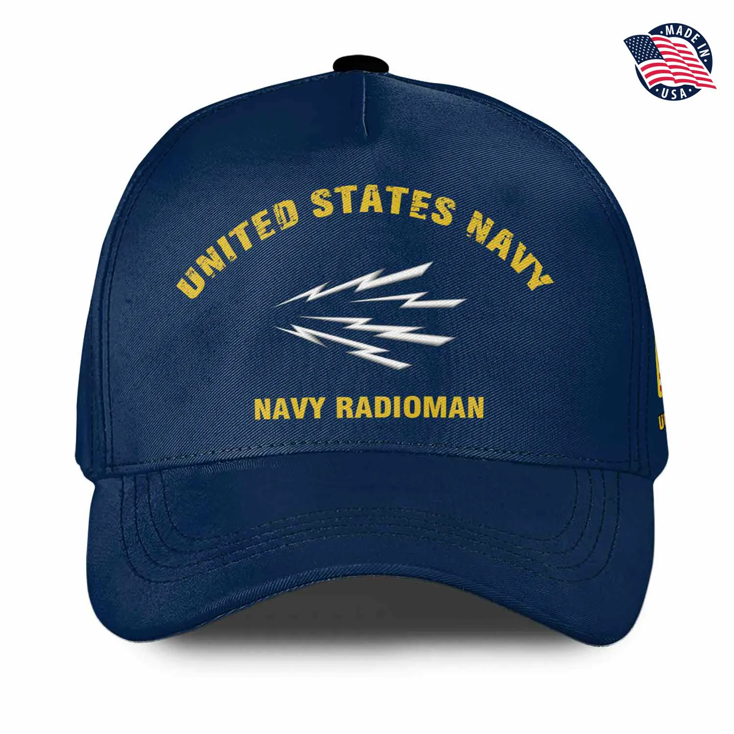 Customized U.S. Navy Rating Veteran Hat - Personalized Rating, Rank, Name & Years #000178