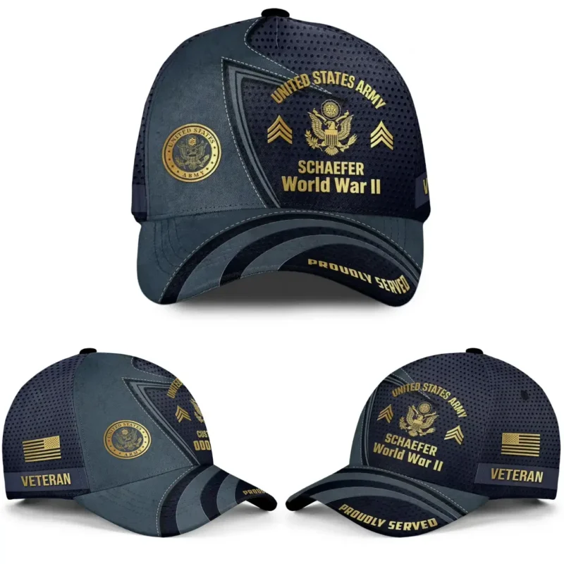 Customized United States Veterans Printed Hat