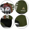 Personalized Military Brotherhood Printed Cap - Custom Rank & Name - Proudly Served Veteran Hat #000183