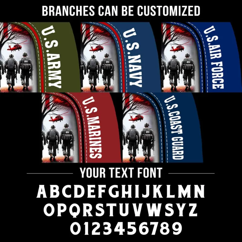 Personalized Military Brotherhood Printed Cap - Custom Rank & Name - Proudly Served Veteran Hat #000183