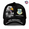The DD-214 Custom Air Force Command Printed Cap - Personalized Command, Rank & Name #000203