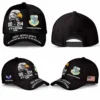 The DD-214 Custom Air Force Command Printed Cap - Personalized Command, Rank & Name #000203
