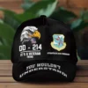 The DD-214 Custom Air Force Command Printed Cap - Personalized Command, Rank & Name #000203