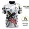 U.S. Army Veteran 250th Anniversary 1776-2026 Fireworks Personalized Shirt #000274