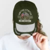 US Army 250th Birthday Custom Printed Hat - Personalized Rank & Name #000230